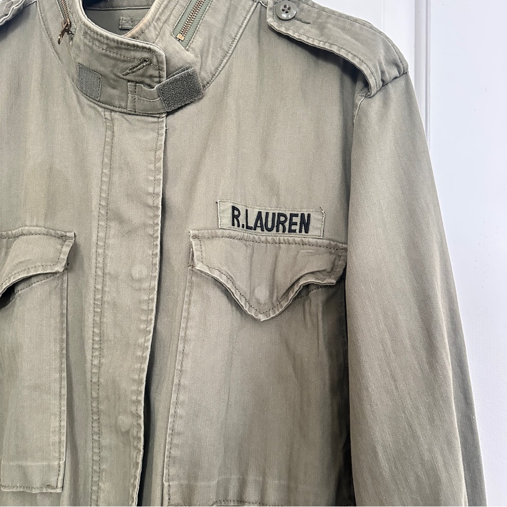 Polo by Ralph Lauren Women’s Olive Military Jacket - Picture 7 of 7
